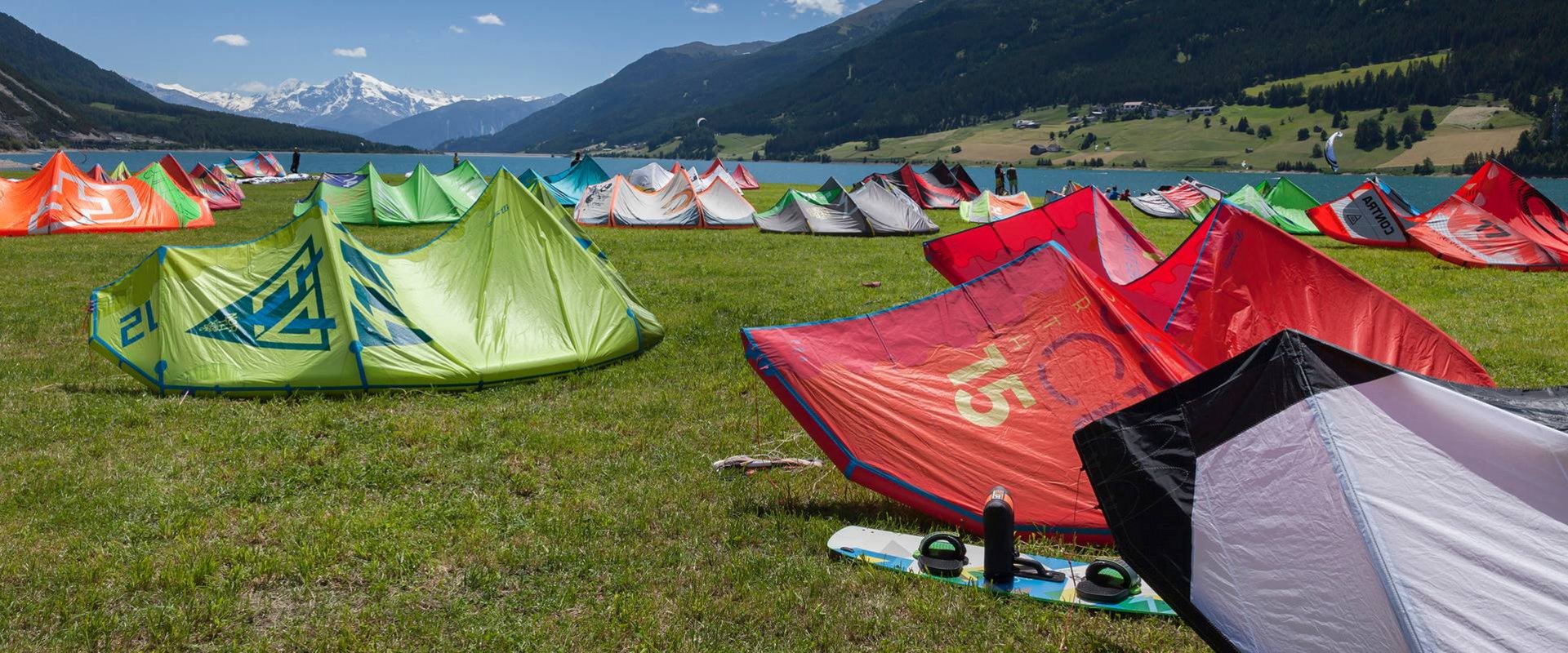 Kitesurfen am Reschensee - 5-Sterne-Hotel bei Meran