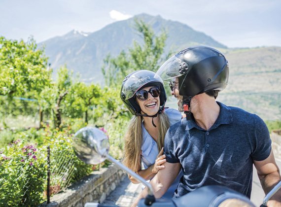 Luxusurlaub Südtirol: unterwegs mit Vespa & Quad Naturns