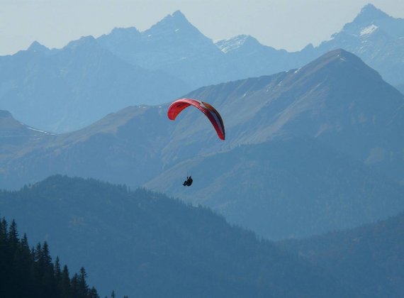 Paragleiten im Urlaub Südtirol - Aktivhotel Naturns