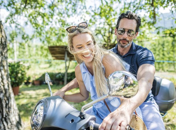 Luxusurlaub Südtirol: unterwegs mit Vespa & Quad Naturns